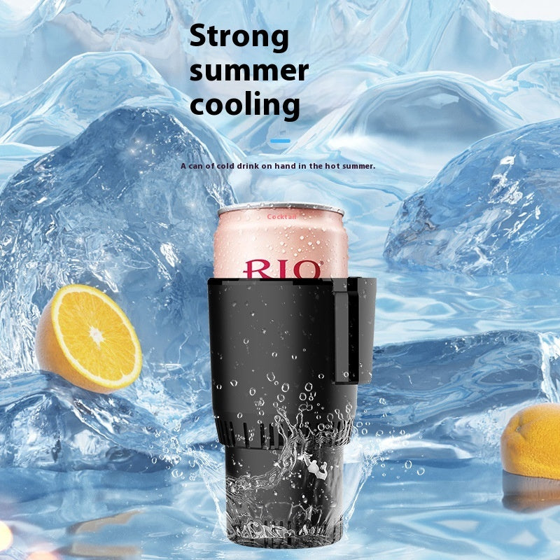 On Board Cooling And Warming Cup Fast Refrigeration Cup Heating 12V Heating Cup Dual-purpose Cooling