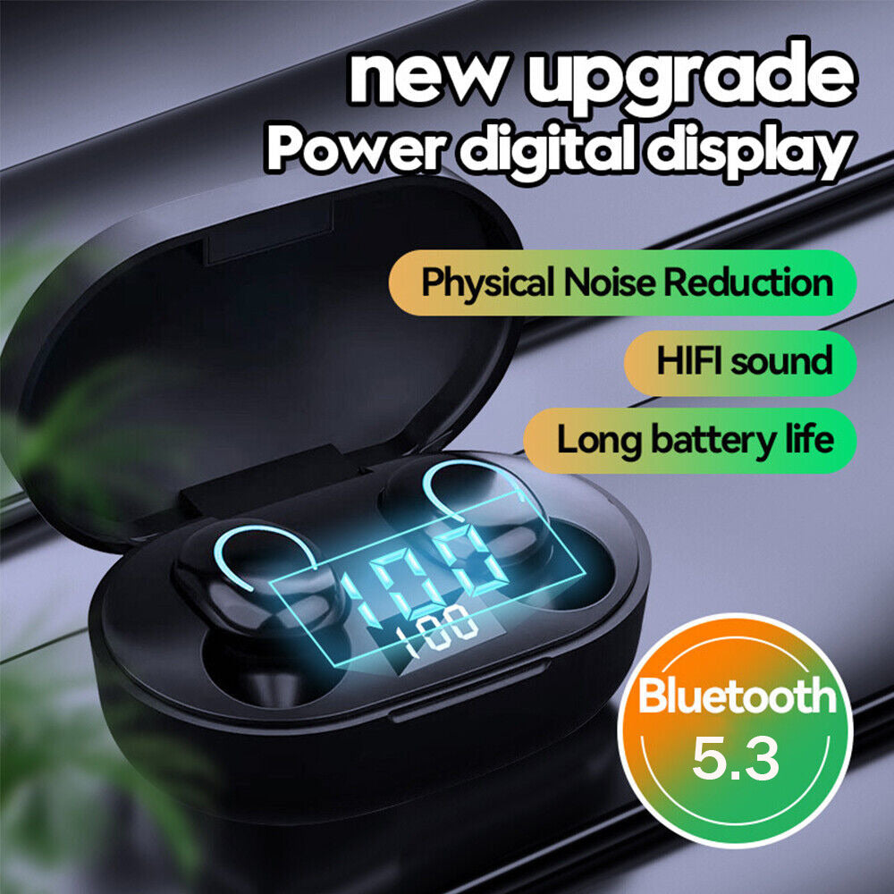 Bluetooth 5.3 Headphones In Ear Wireless TWS Sport Headphones IPX-5 With Microphone De