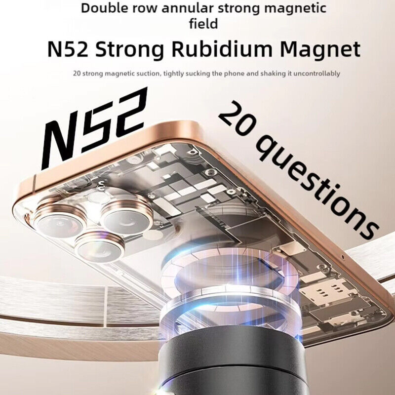 NEW Vacuum Magnetic Suction Cup Car Phone Holder Stand Car Mount 360 Rotation