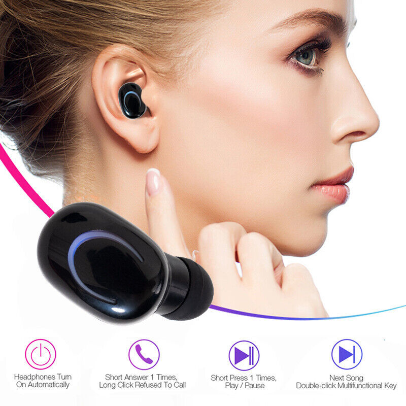 Bluetooth 5.3 Headphones In Ear Wireless TWS Sport Headphones IPX-5 With Microphone De